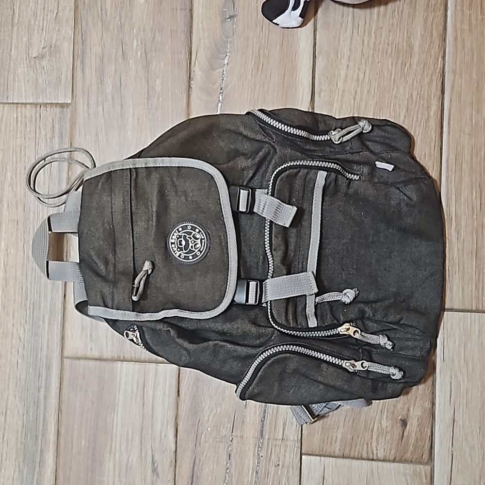Blue Bear diaper bag back back 17X14